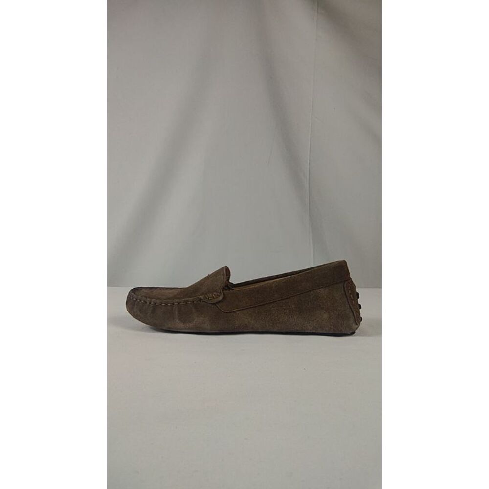 Womens Quince Suede Driving Moccasin - Brown